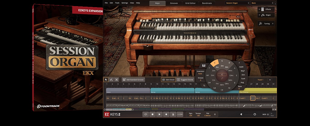 Toontrack EKX  EZkeys  - Session Organ